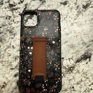 Floral Pattern Phone Case with Stand